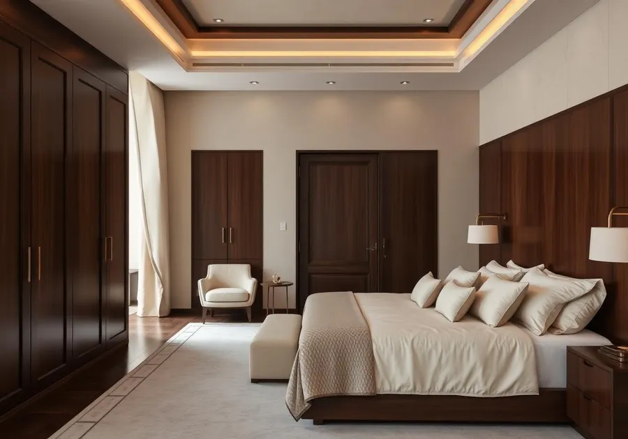 Master Suite — luxury villa renovation in Emirates Hills, Dubai by DECOLUX