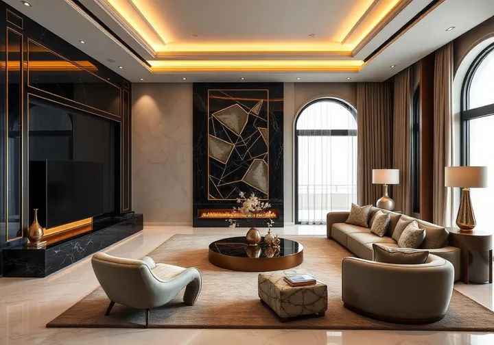 Beachfront Villa villa renovation in Palm Jumeirah, Dubai — by DECOLUX